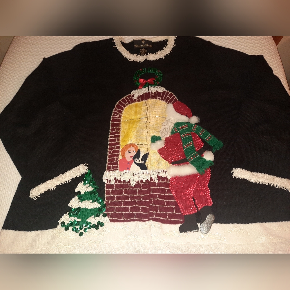Christopher radko Christmas sweater
